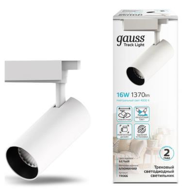 Трековые светильники TRACK LIGHT LED Gauss TR066_GAUSS TR066_GAUSS