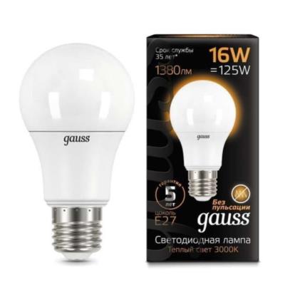 Лампа A60 Gauss 102502116_GAUSS 102502116_GAUSS