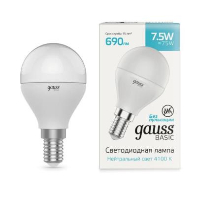Лампа BASIC Gauss 1053128_GAUSS 1053128_GAUSS