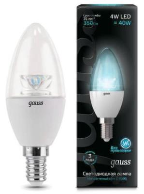 Лампа CANDLE CRYSTAL CLEAR Gauss 103201204_GAUSS 103201204_GAUSS