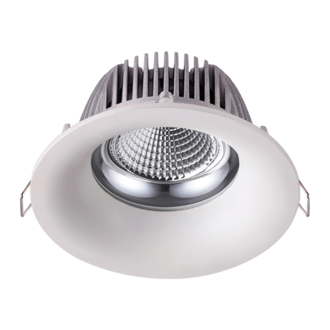 358025 SPOT NT19 091 белый Встраиваемый светильник IP20 LED 4100К 20W 220V GLOK