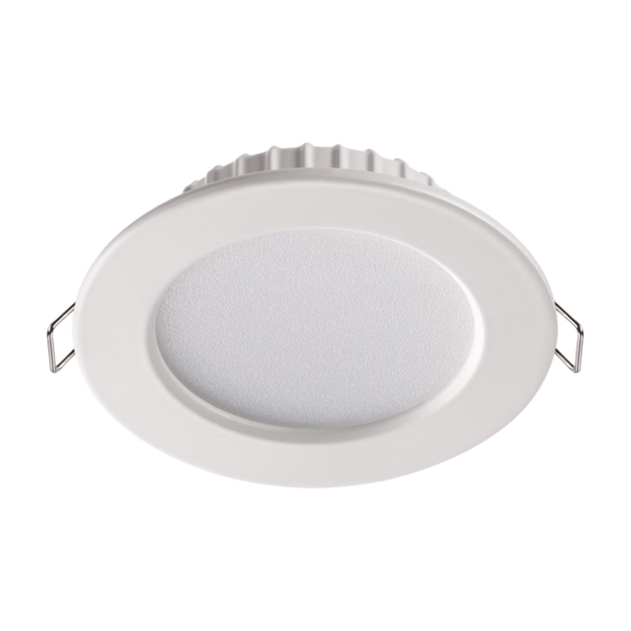 358028 SPOT NT19 079 белый Встраиваемый светильник IP20 LED 4100К 7W 220V LUNA