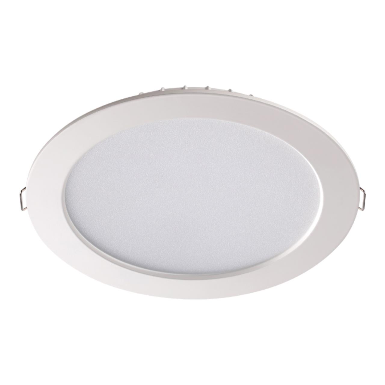 358030 SPOT NT19 079 белый Встраиваемый светильник IP20 LED 4100К 15W 220V LUNA