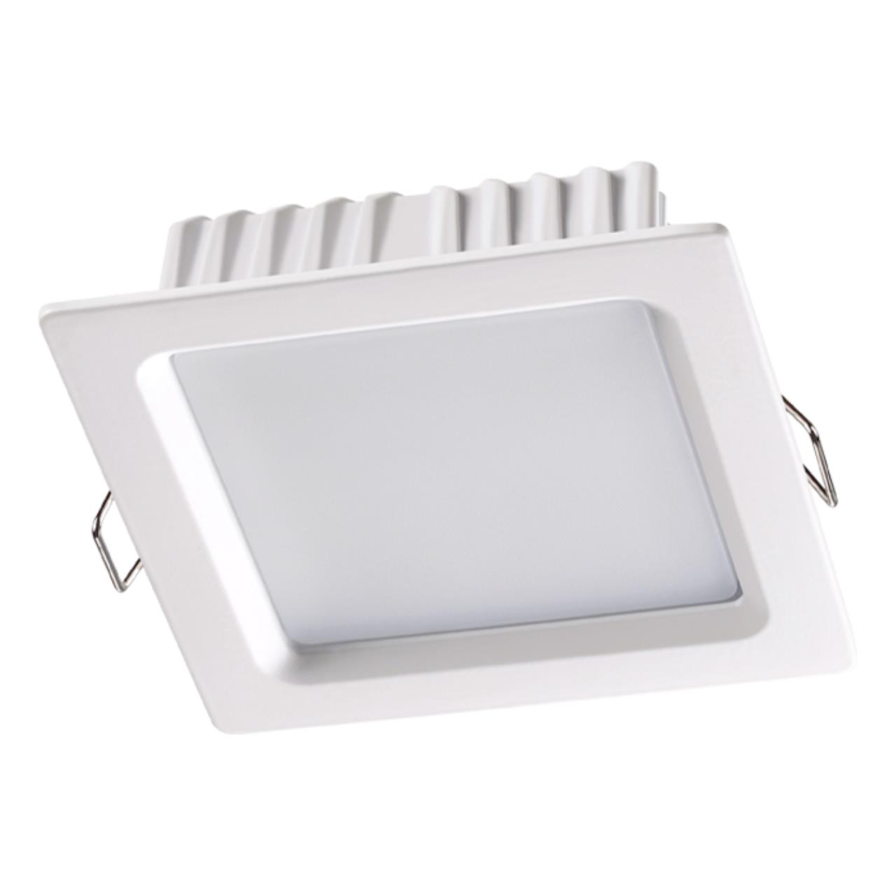 358033 SPOT NT19 079 белый Встраиваемый светильник IP20 LED 4100К 12W 220V LUNA