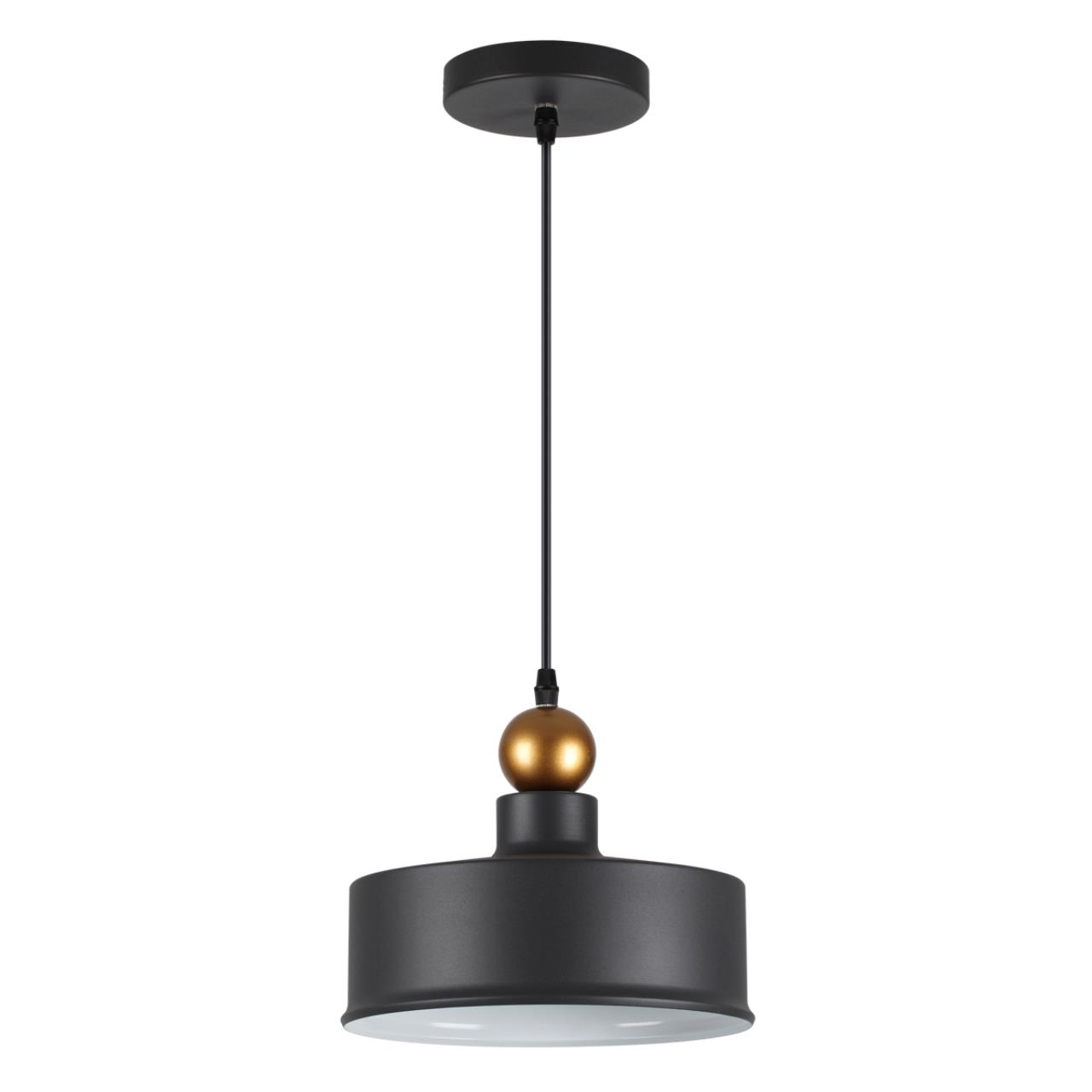 4088/1 PENDANT ODL19 387 черный/золотой Подвес Е27 1*40W BOLLI