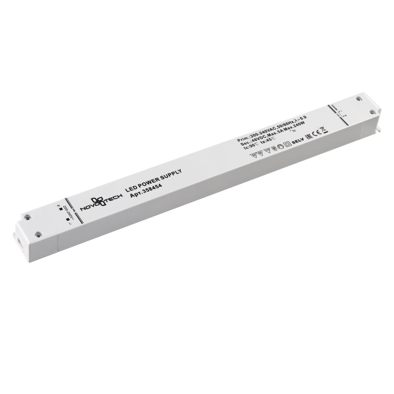 358454 DRIVE NT20 000 белый Драйвер IP20 240W 48V