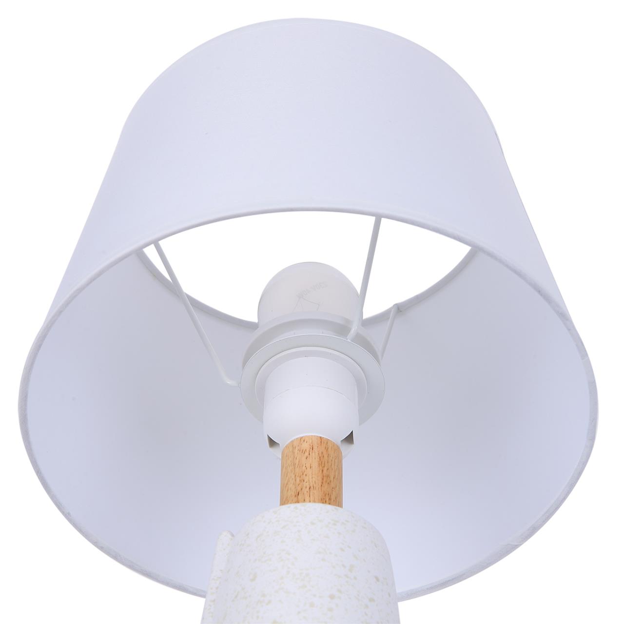 8210/1T MODERNI LN26 490 белый, керамика/текстиль Настольная лампа Е27 1*60W 220V VISIONA - вид 3