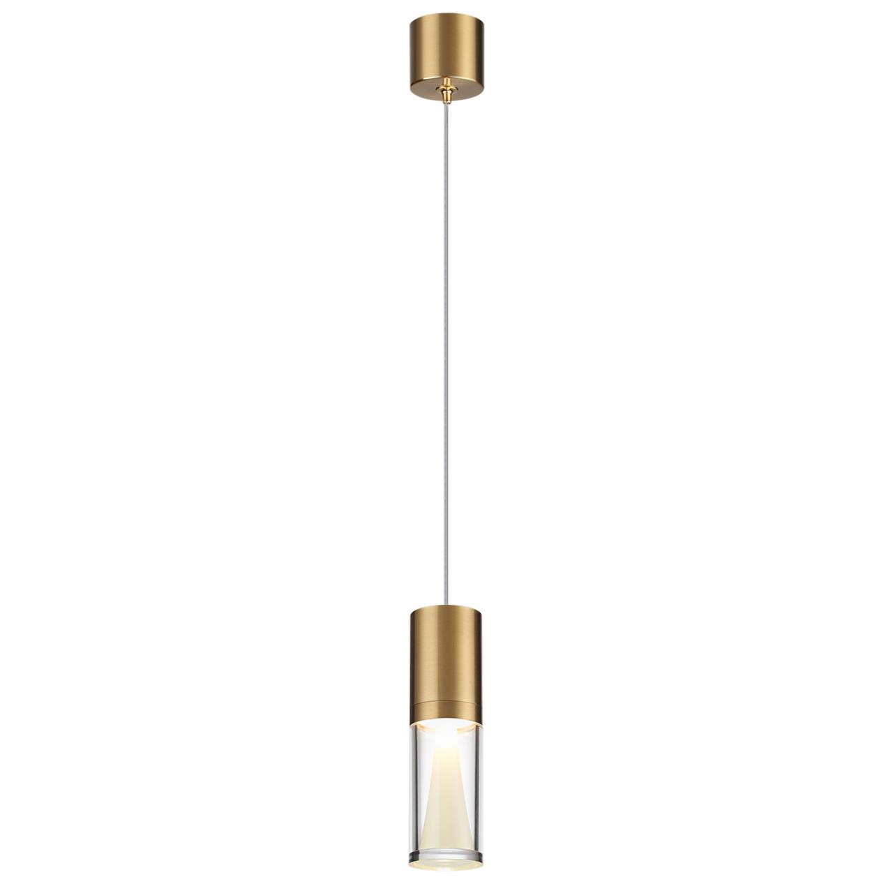7144/4L HIGHTECH ODL26 515 Подвесной светильник античная бронза/акрилл/металл IP20 LED 4W 280Лм 3000K 180° 220V DEFANCE