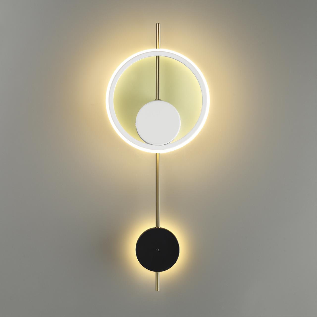 5691/13WL LEDIO LN26 445 белый, чёрный, золотой Настенный светильник LED 13W 3000K 220V MARQUE - вид 3