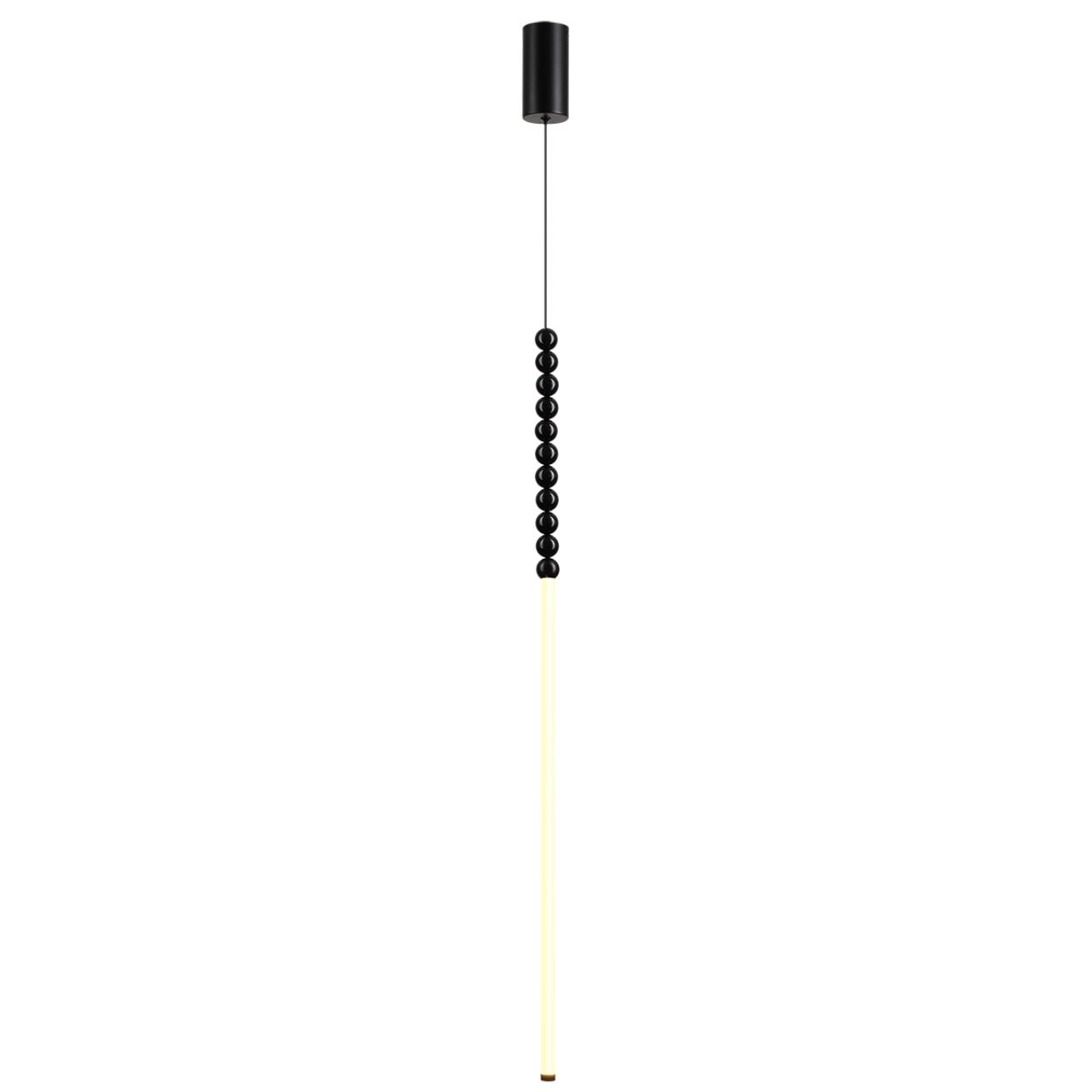 7149/12L HIGHTECH ODL26 223 Подвесной светильник черный/акрилл/металл IP20 LED 12W 800Лм 3500K 300° 220V MONELLA